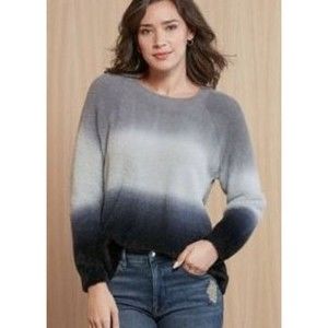 Fate Women's Suri Ombre Pullover Sweater size medium